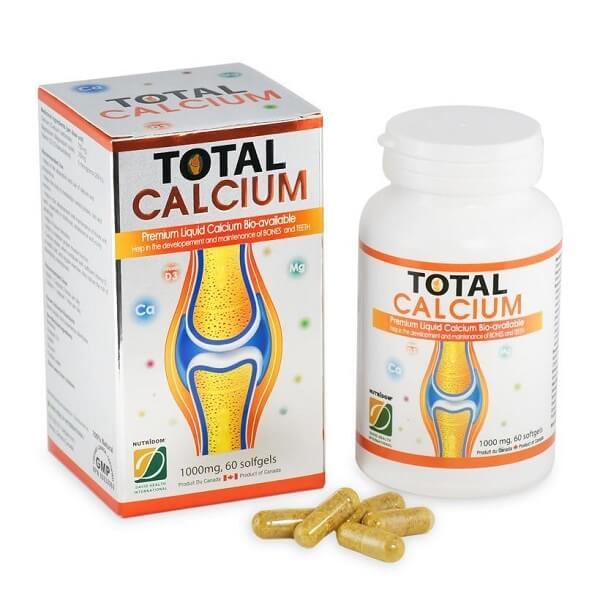Thực phẩm chức năng bổ sung Canxi - Total Calcium hộp 60 viên