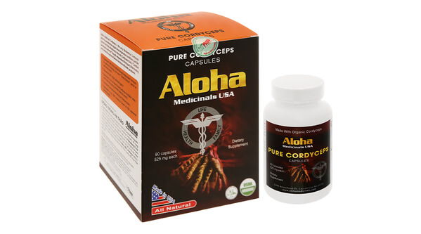 Viên uống đông trùng hạ thảo Aloha Medicinals đến từ Mỹ