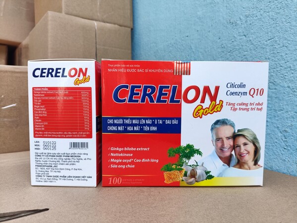 Cerelon Gold - Tăng cường trí nhớ, tập trung trí tuệ