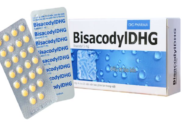 Thuốc nhuận tràng sạch ruột, điều trị táo bón - Bisacodyl