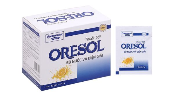 Thuốc bột Oresol - bù nước và điện giải cho cơ thể