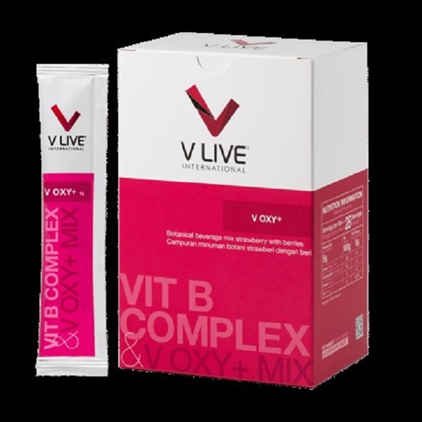 V-Oxy+ chứa nhiều Coenzyme Q10, Vitamin nhóm B phức hợp, Vitamin C có khả năng chống oxy hóa và tăng sinh tế bào