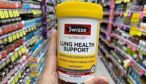 Viên uống Swisse Lung Health Support tốt cho phổi