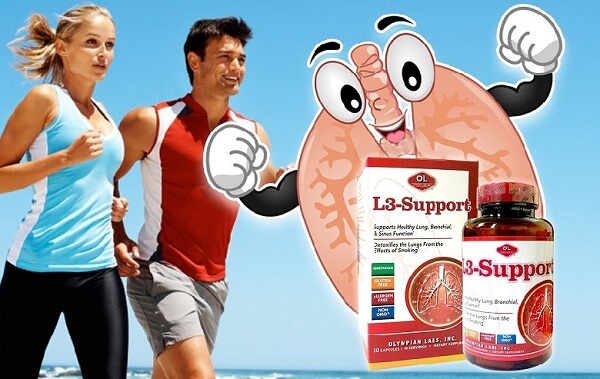 Viên uống thực phẩm chức năng L3-Support tốt cho phổi