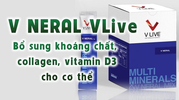 Sản phẩm V-Neral bổ sung dưỡng chất, tăng cường miễn dịch