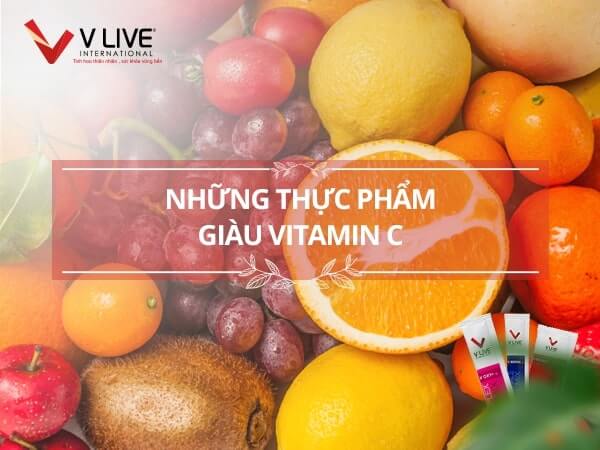 Vitamin C có trong thực phẩm nào?