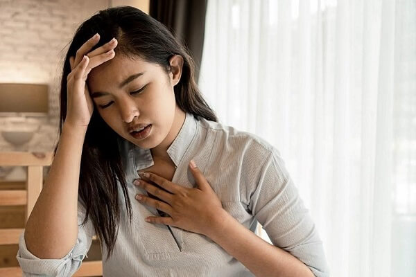 Tê phù Beriberi ướt gây bất ổn cho tim và phổi dẫn đến khó thở